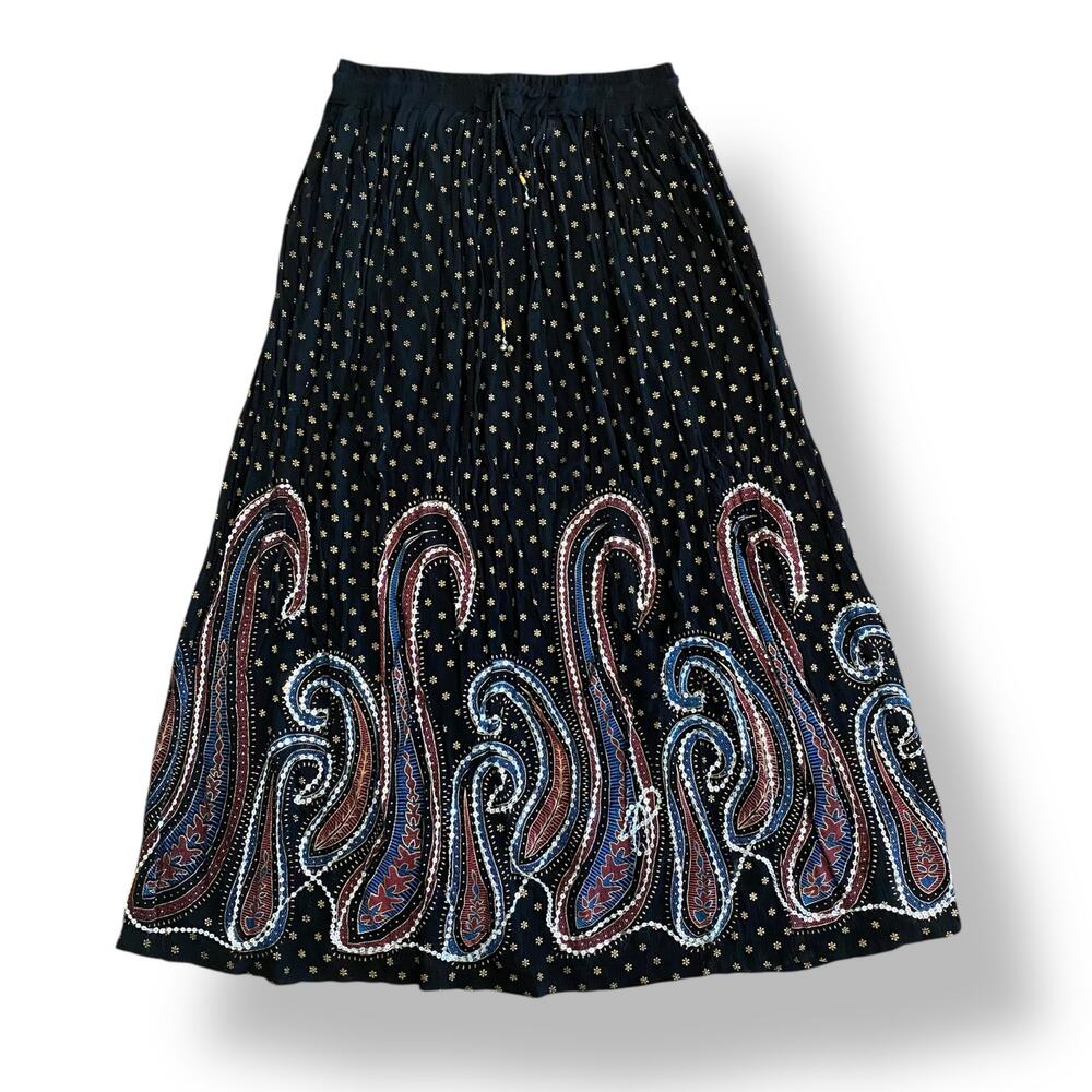 Maple Clothing Sequined Long‎ Ankle Length Skirt Womens One Size Multicolor